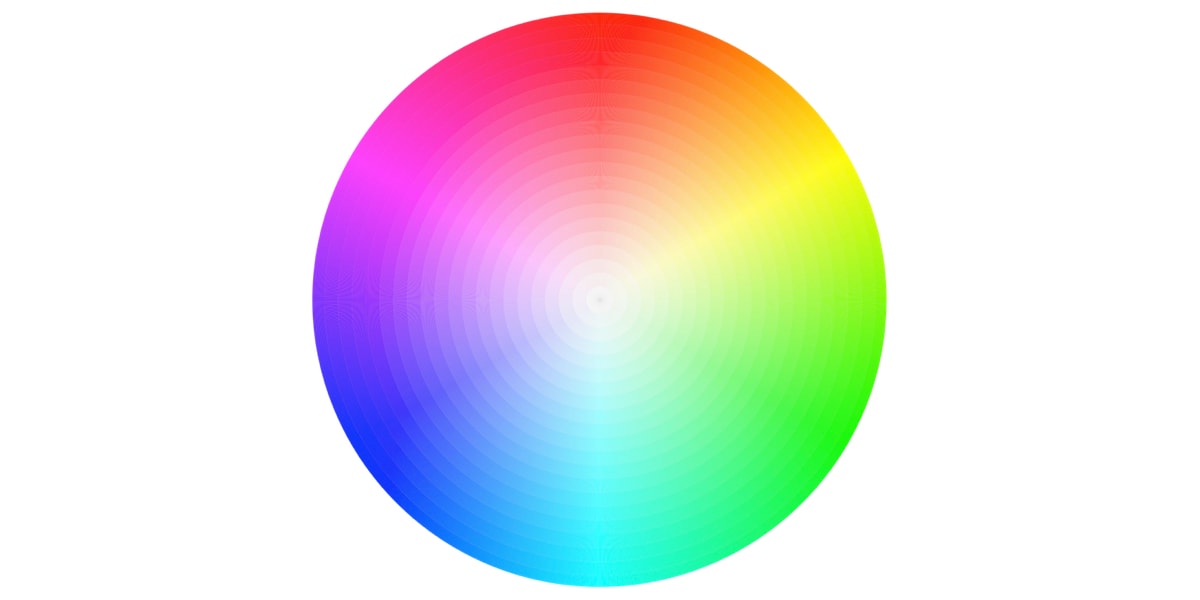 blended color wheel